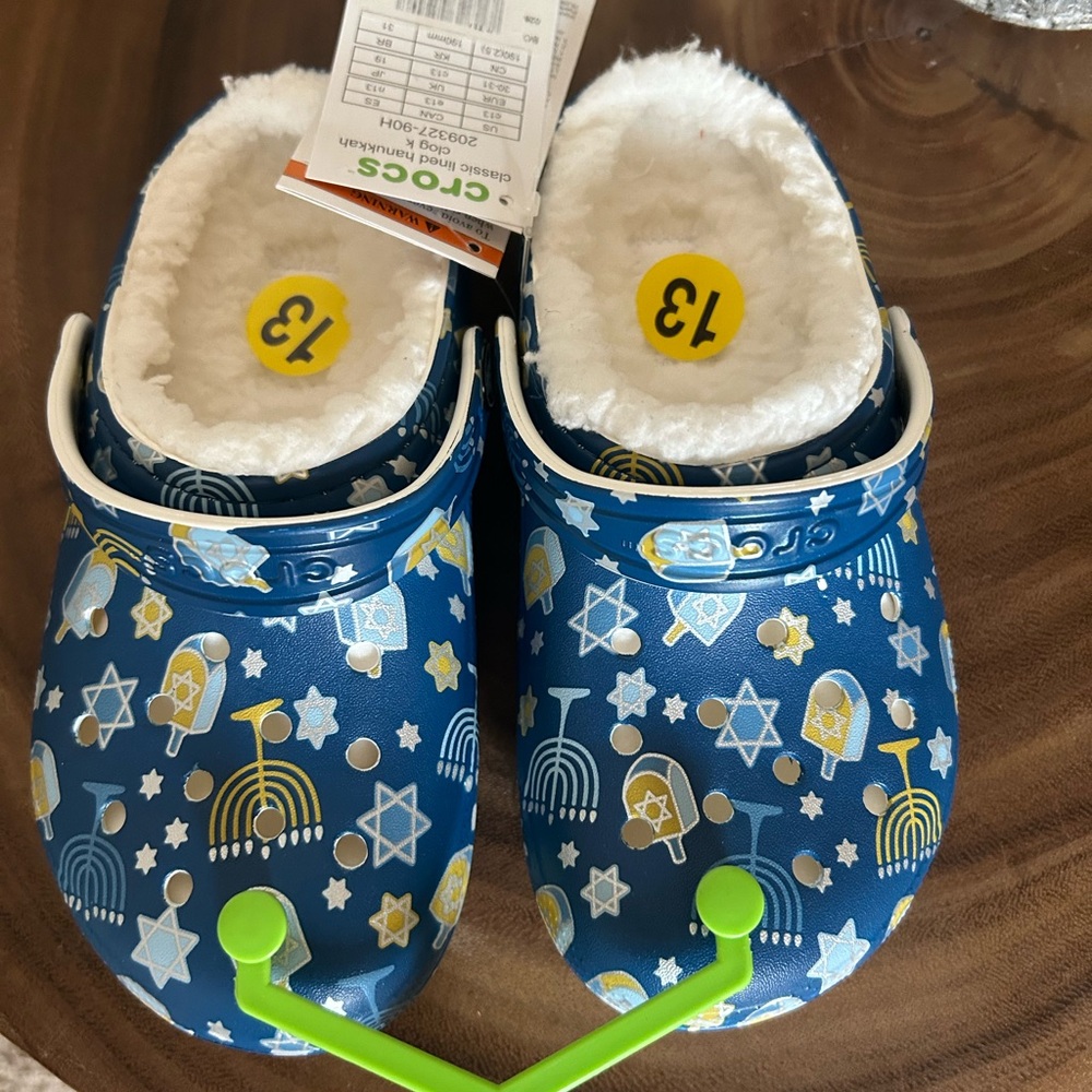 Crocs Kids - Hanukkah unisex sizing